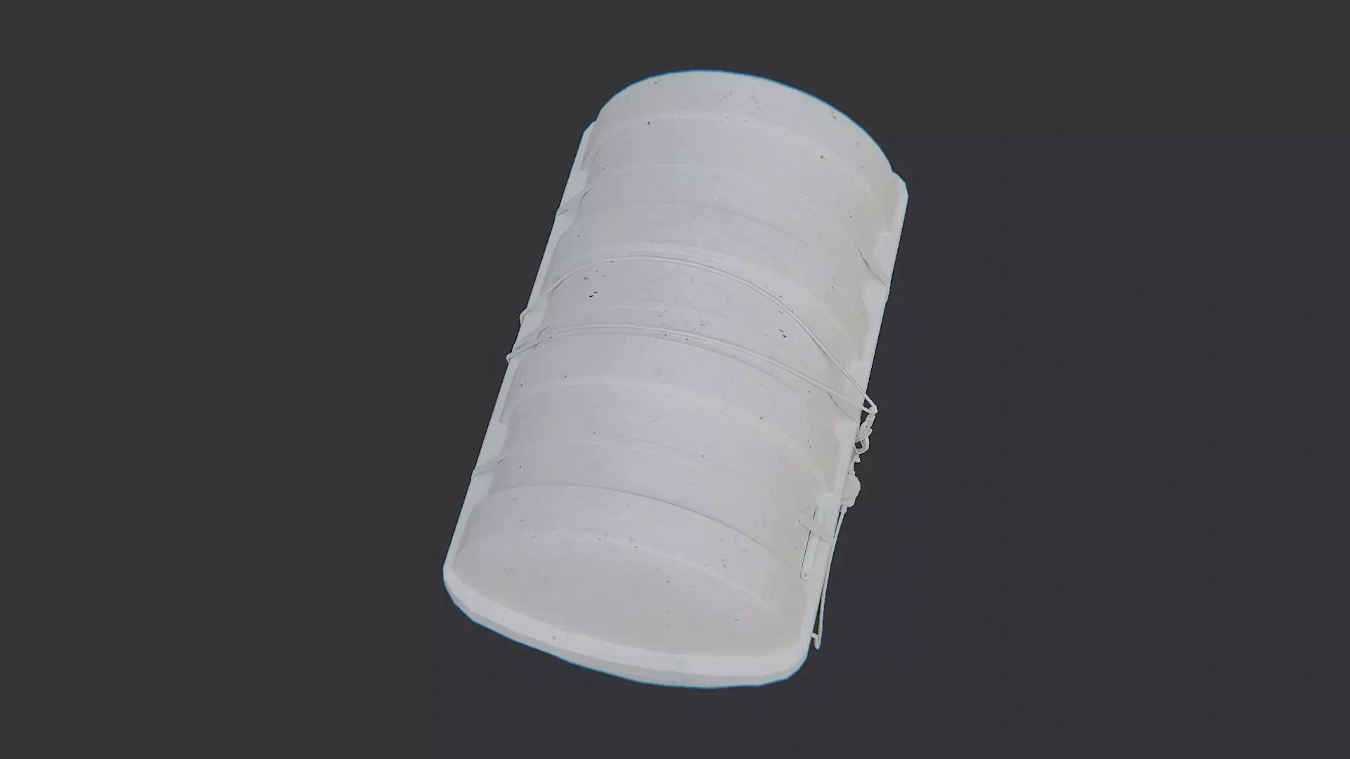 Liferaft for Recreational Watercraft Low-poly 3D model_4