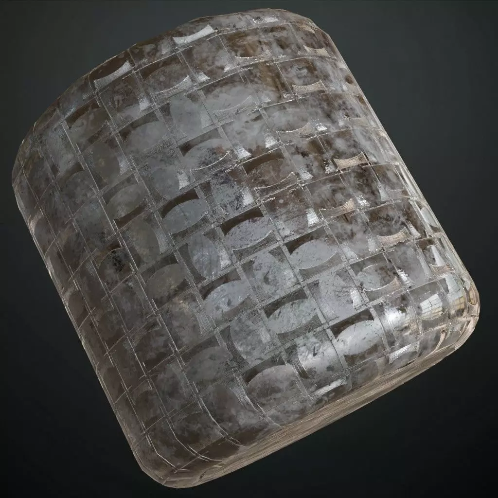 Diamond Metal Plate Anti-Slip Three PBR Seamless Texture_1