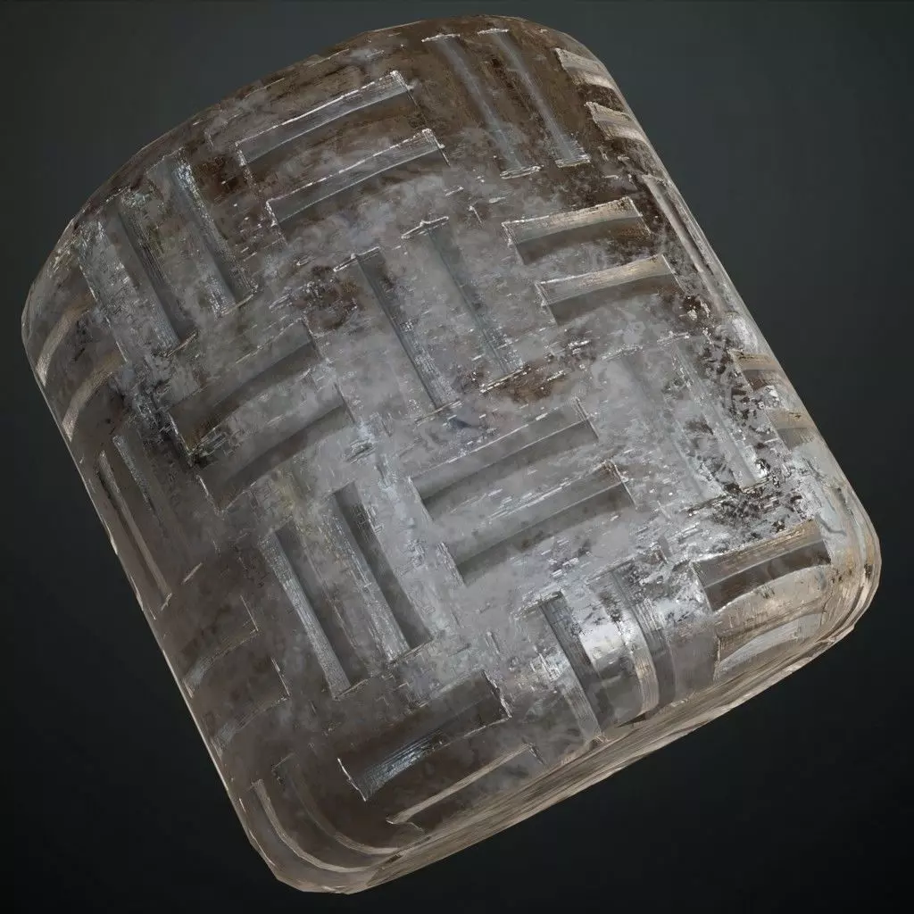 Diamond Metal Plate Anti-Slip Two PBR Seamless Texture_1