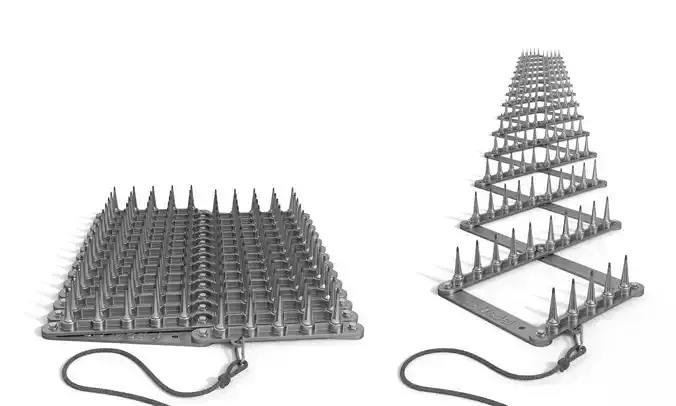 Spike Strip Animation 3D model
