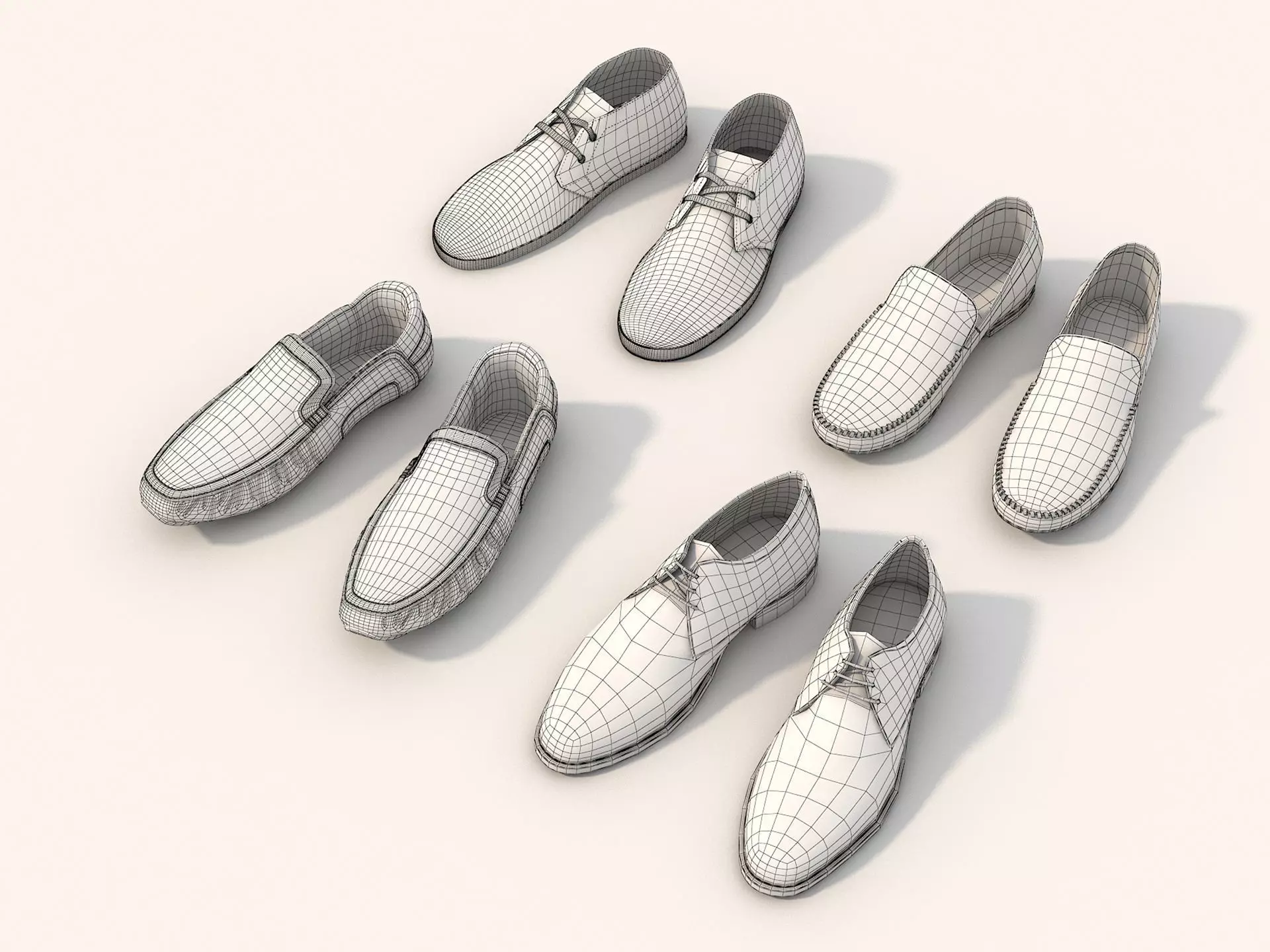 Shoes Collection 6 3D model_14