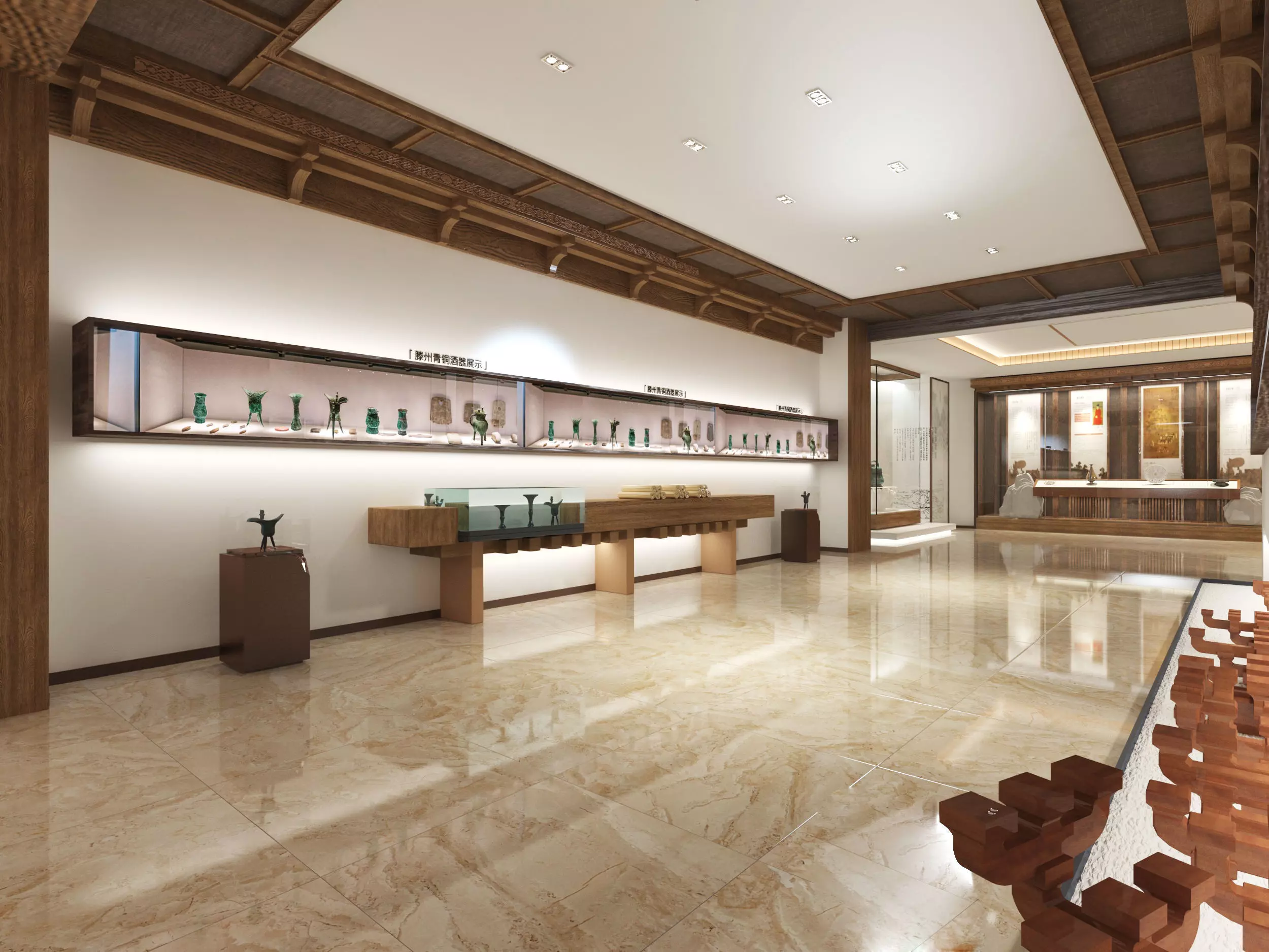 museum Low-poly 3D model_13