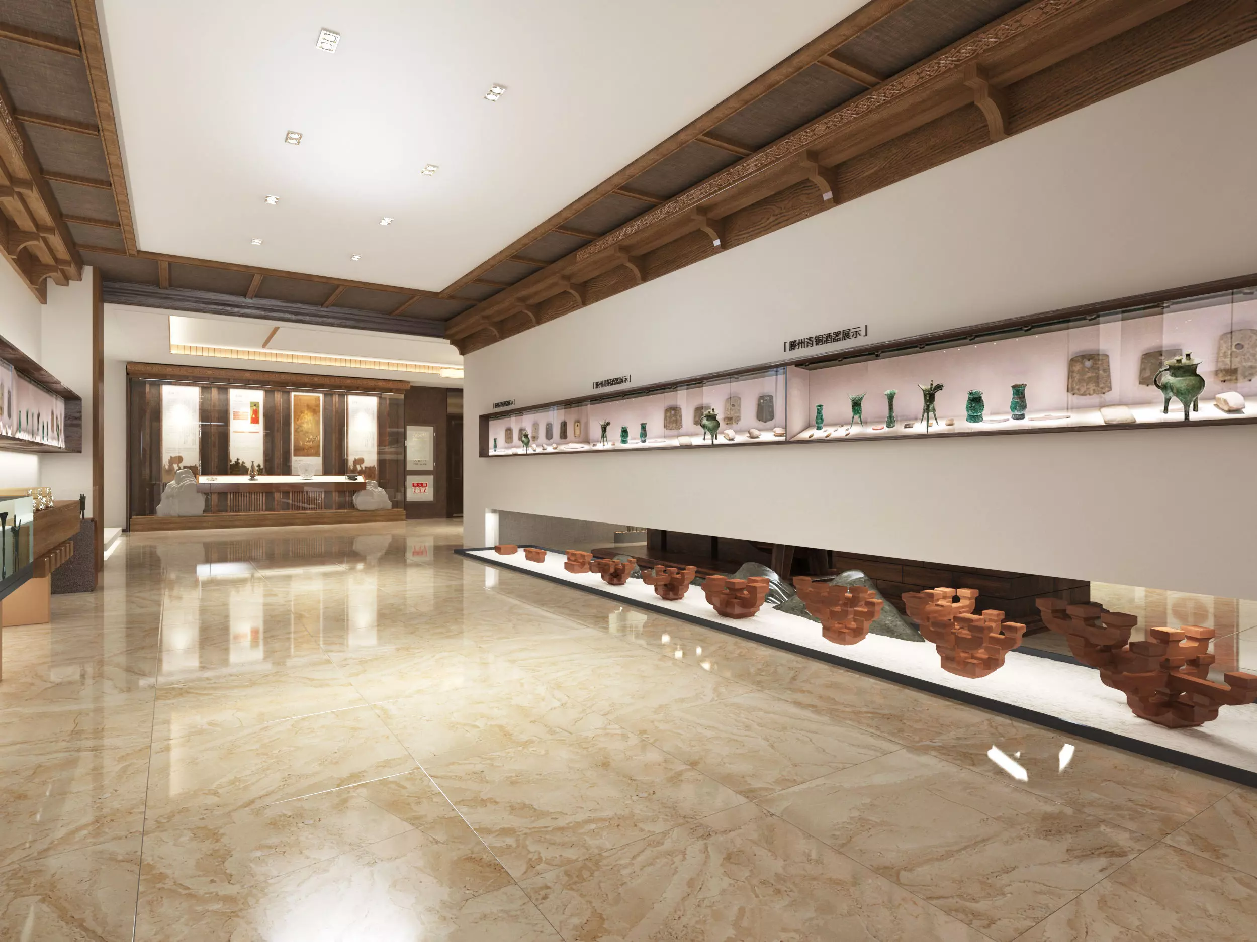 museum Low-poly 3D model_10