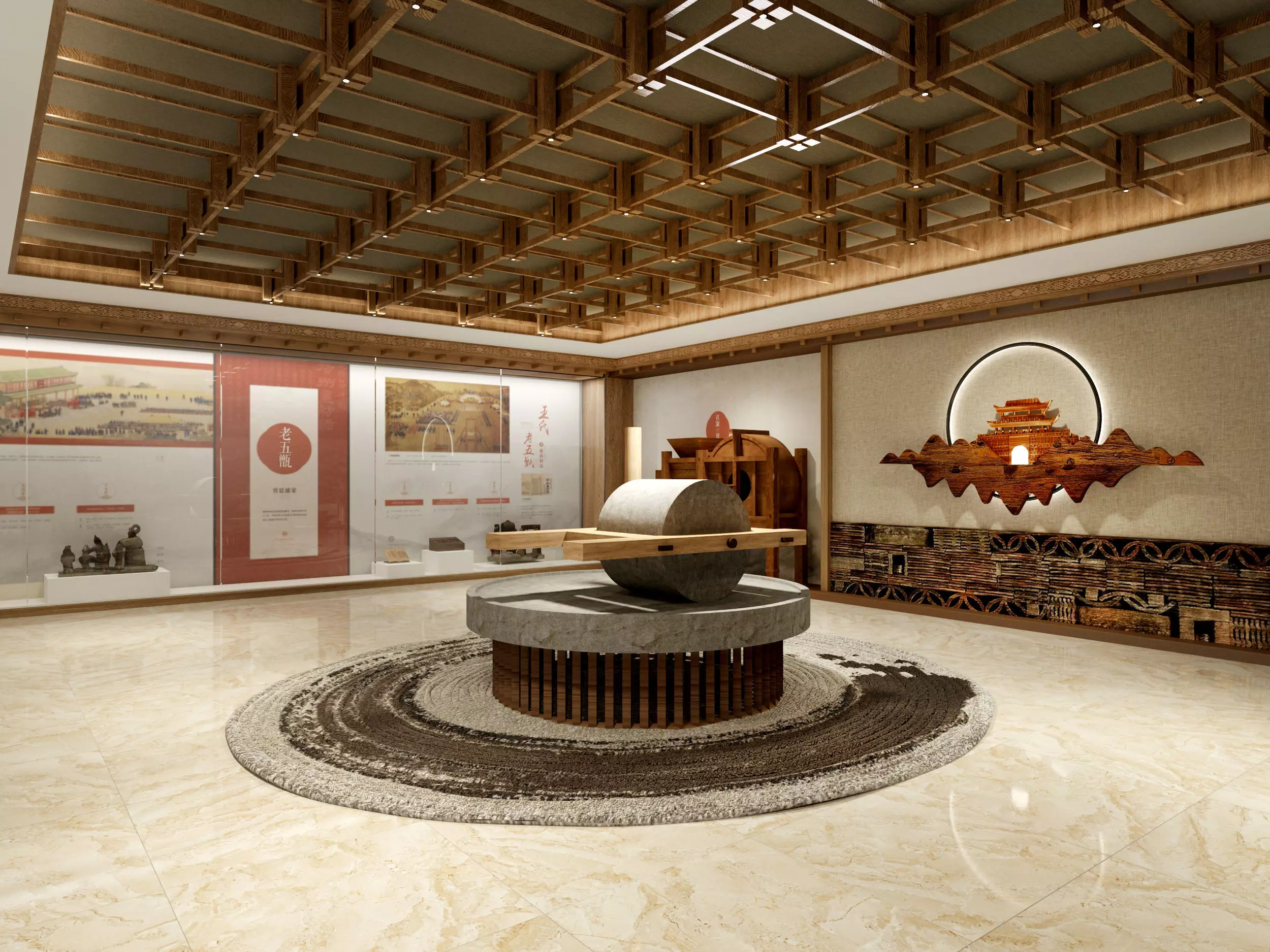 museum Low-poly 3D model_11