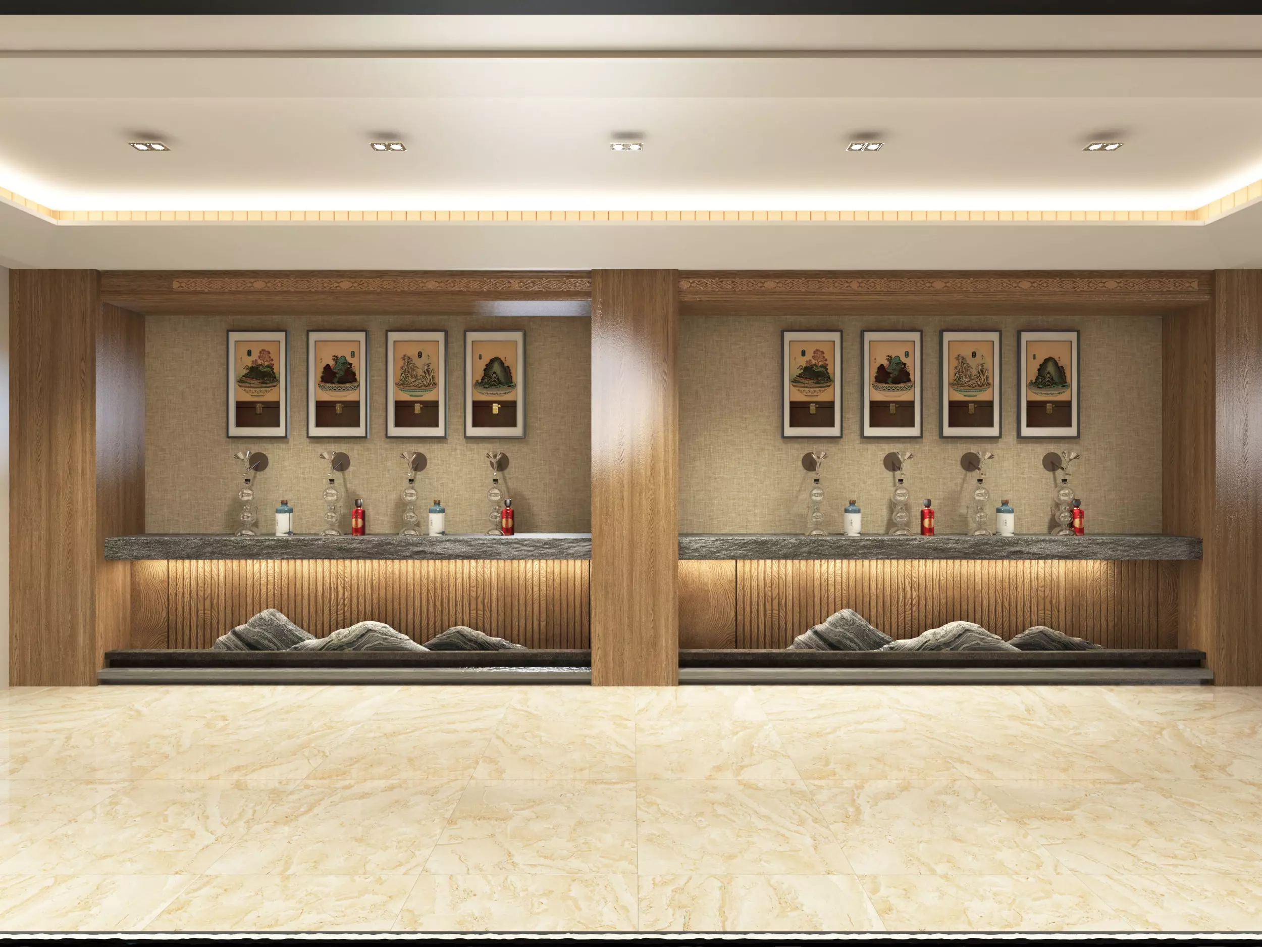 museum Low-poly 3D model_12