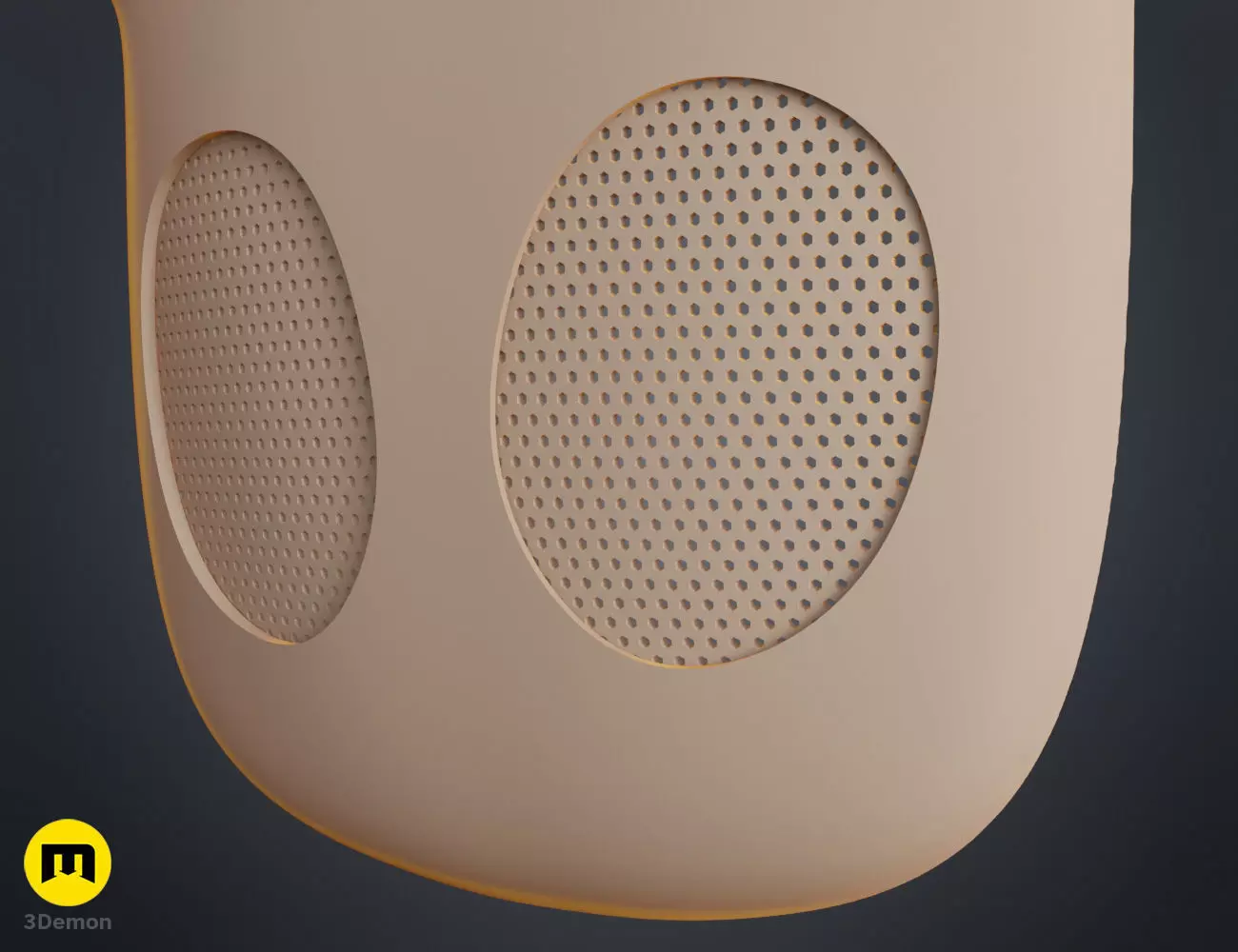 Hollow Knight Ghost Face Mask 3D print model_11