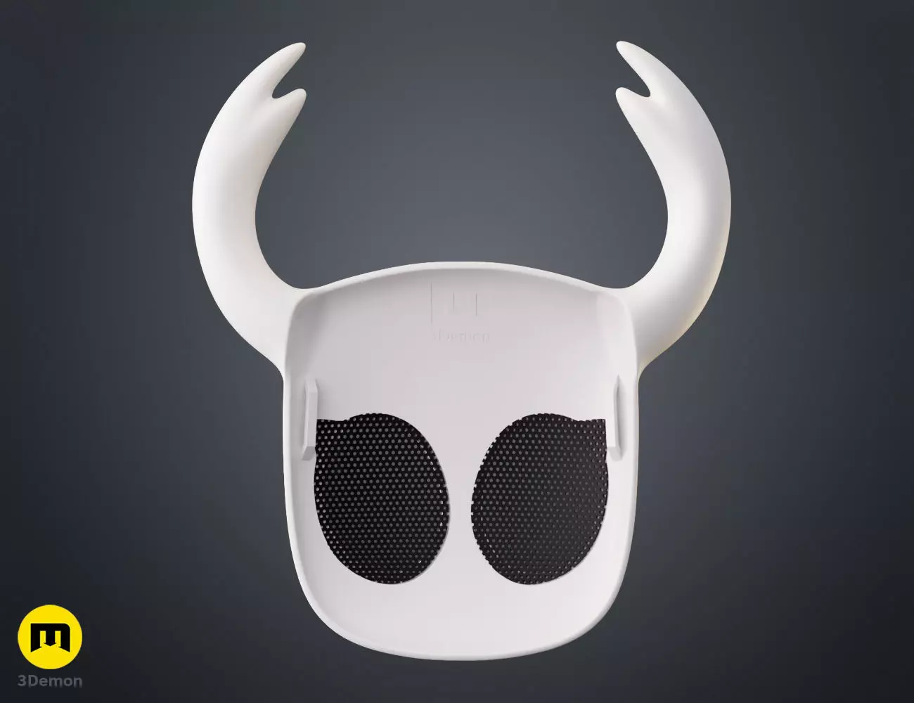Hollow Knight Ghost Face Mask 3D print model_12