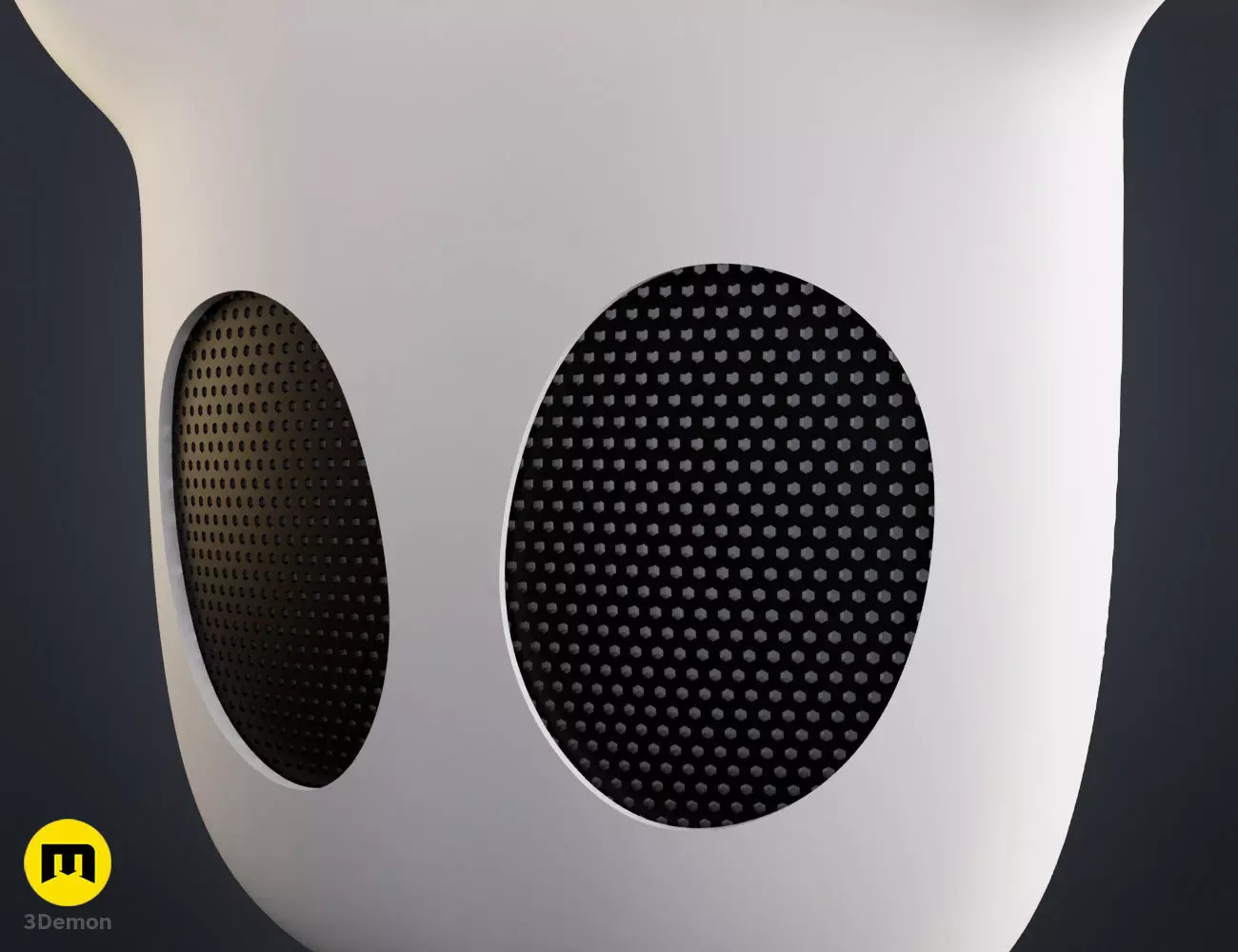 Hollow Knight Ghost Face Mask 3D print model_9