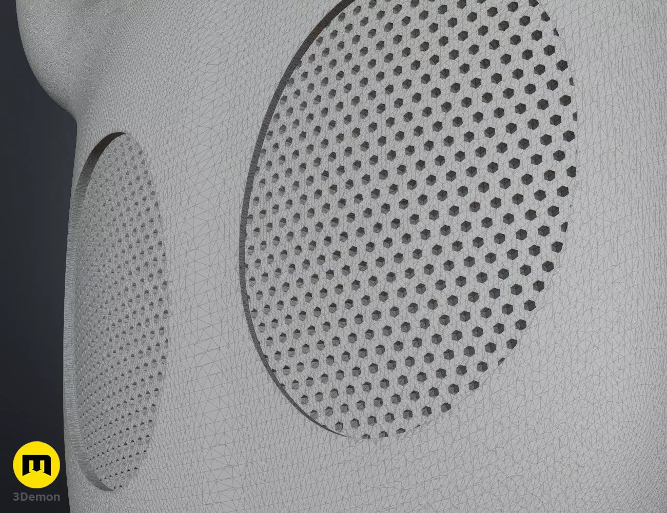 Hollow Knight Ghost Face Mask 3D print model_15