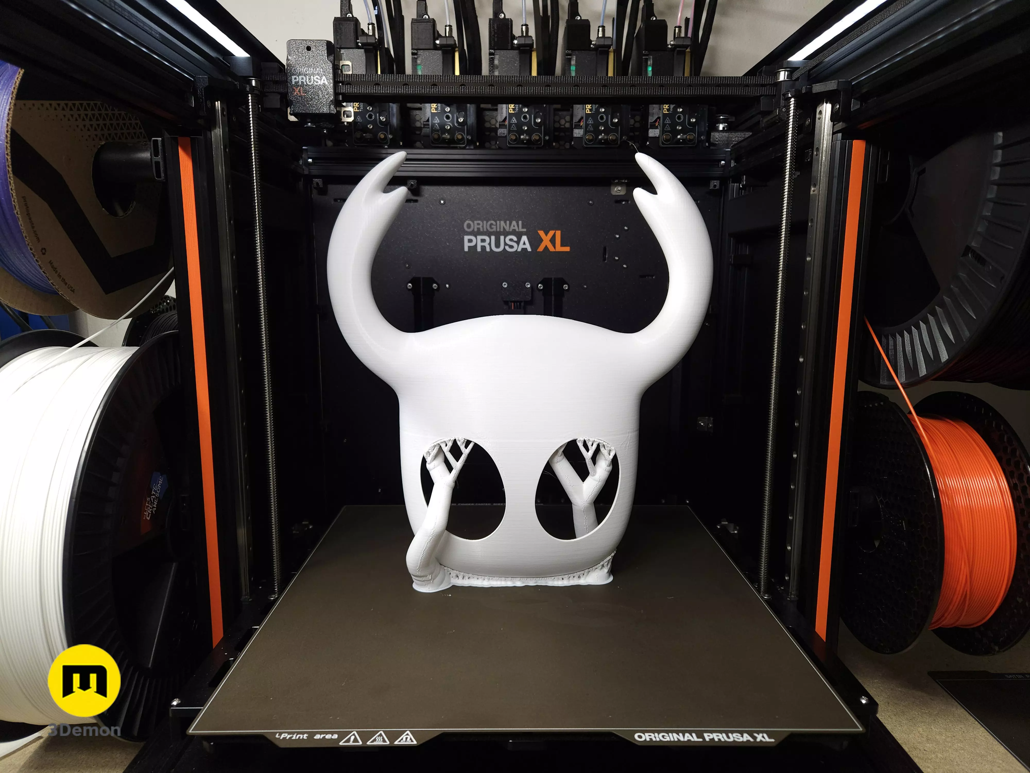 Hollow Knight Ghost Face Mask 3D print model_6