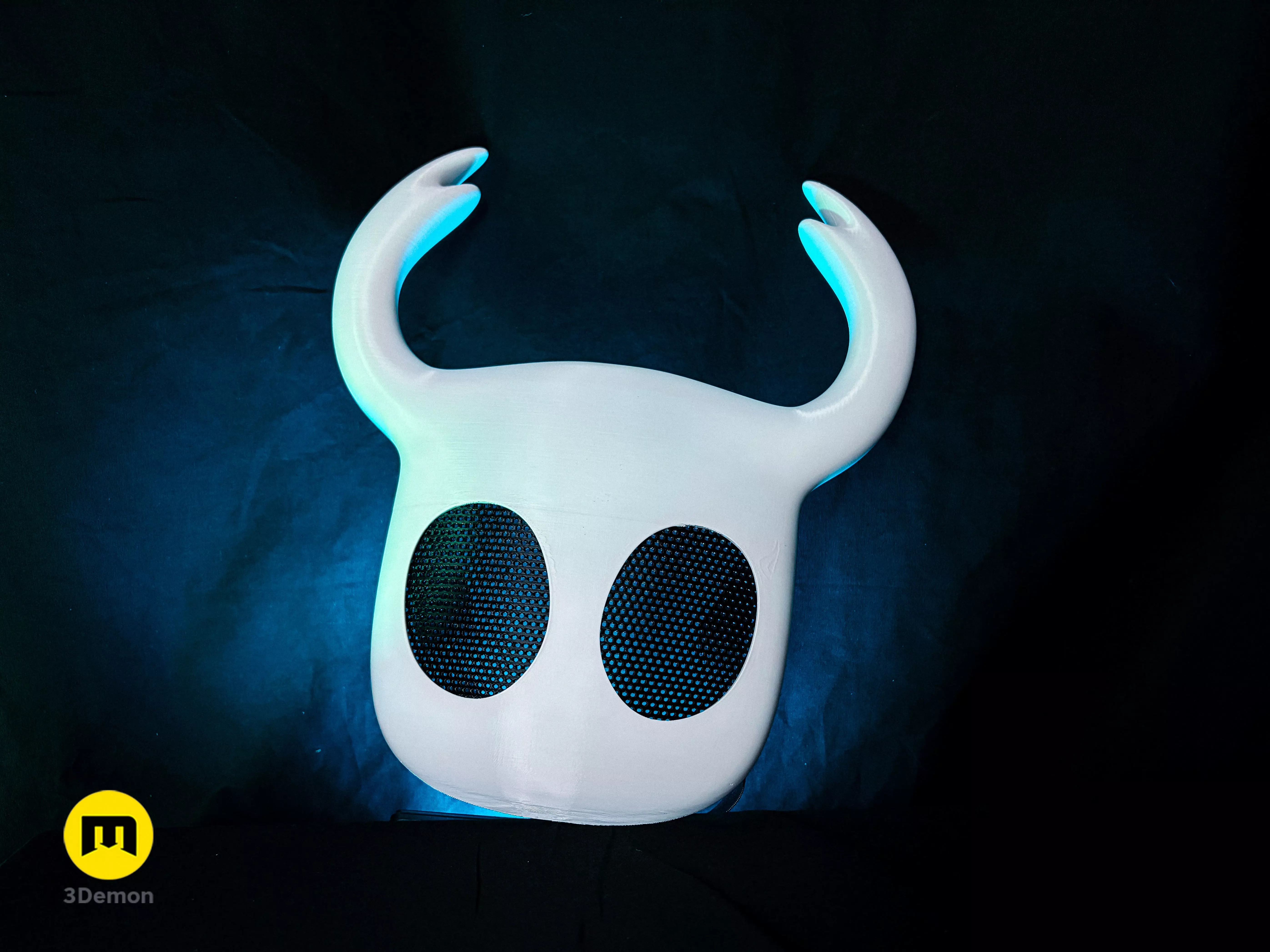 Hollow Knight Ghost Face Mask 3D print model_1