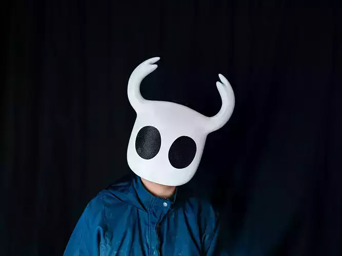 Hollow Knight Ghost Face Mask 3D print model