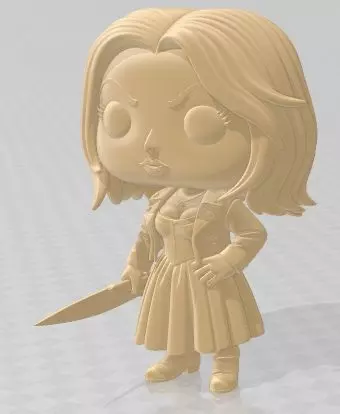 Funko - Tiffany Printable Doll 3D print model_1