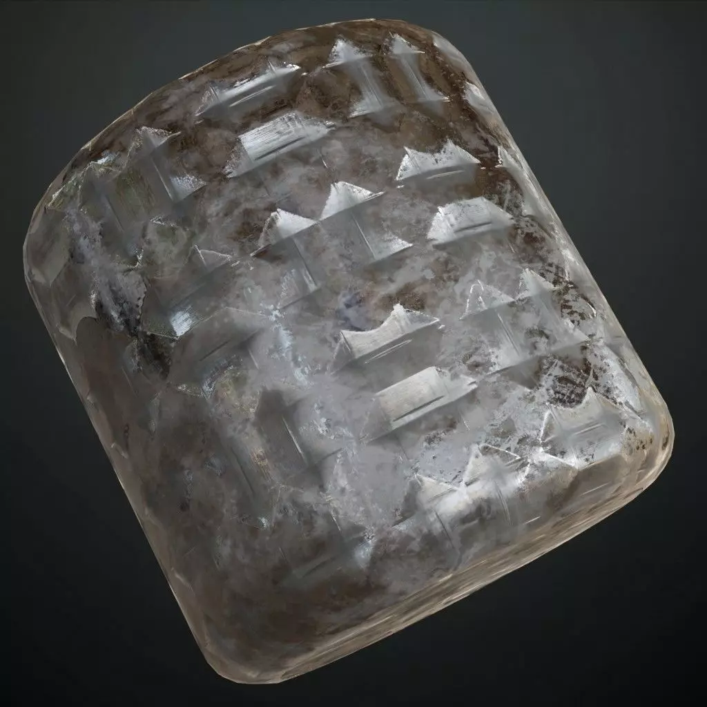 Diamond Metal Plate Eleven PBR Seamless Texture_1