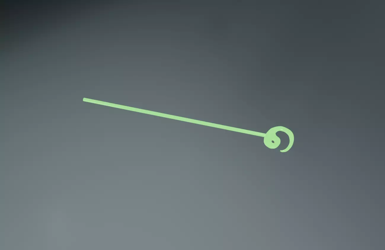 Staff of Wisdom Oogway 3D print model_2