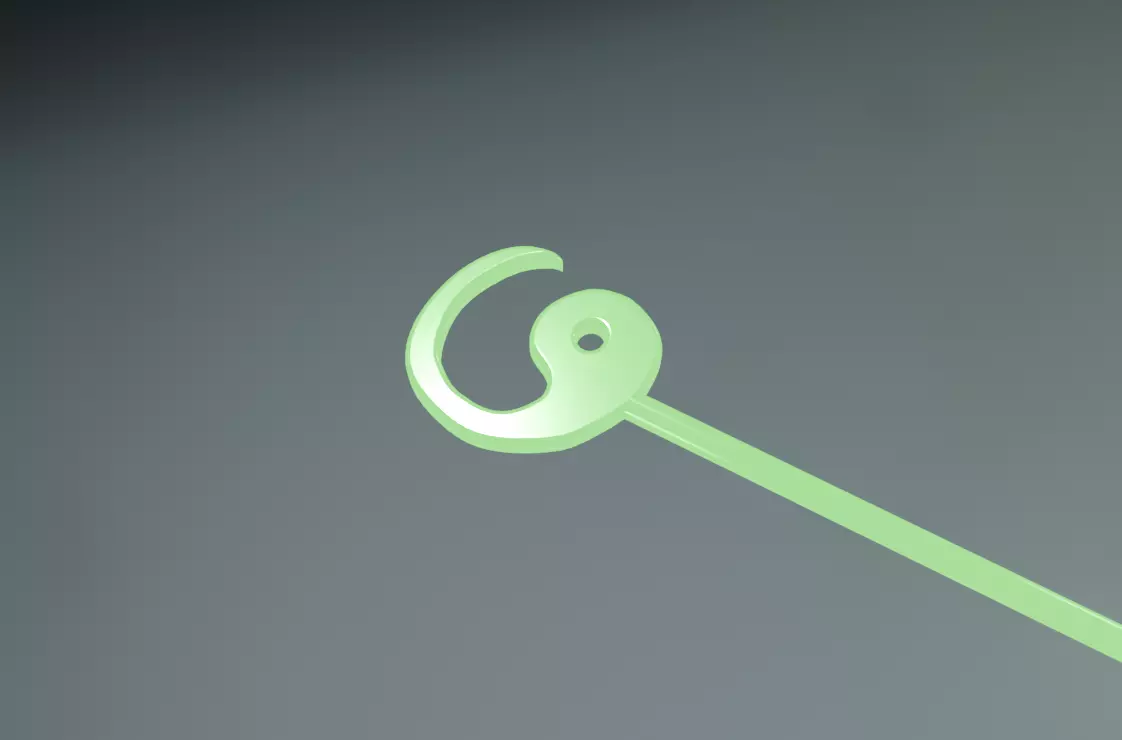 Staff of Wisdom Oogway 3D print model_1