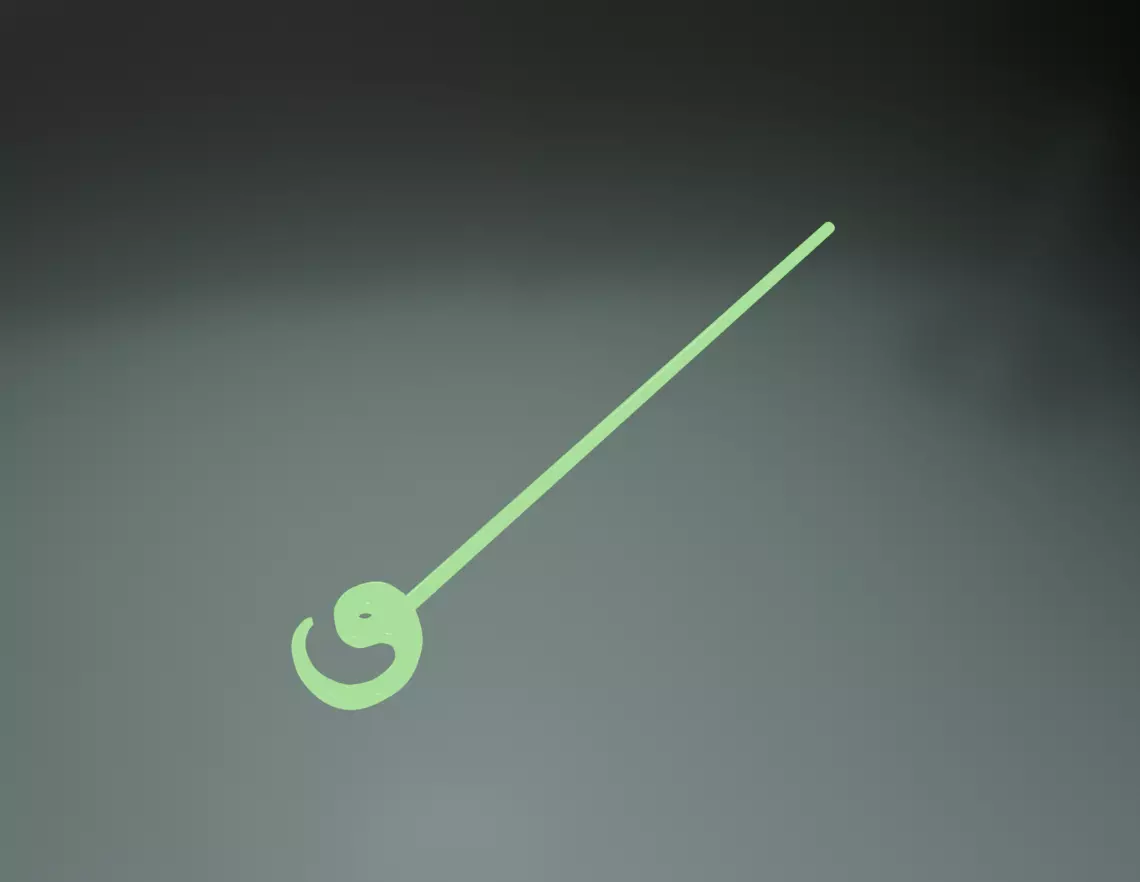 Staff of Wisdom Oogway 3D print model_0