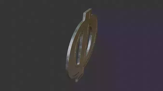 Cyrillic Letter Ring Sign