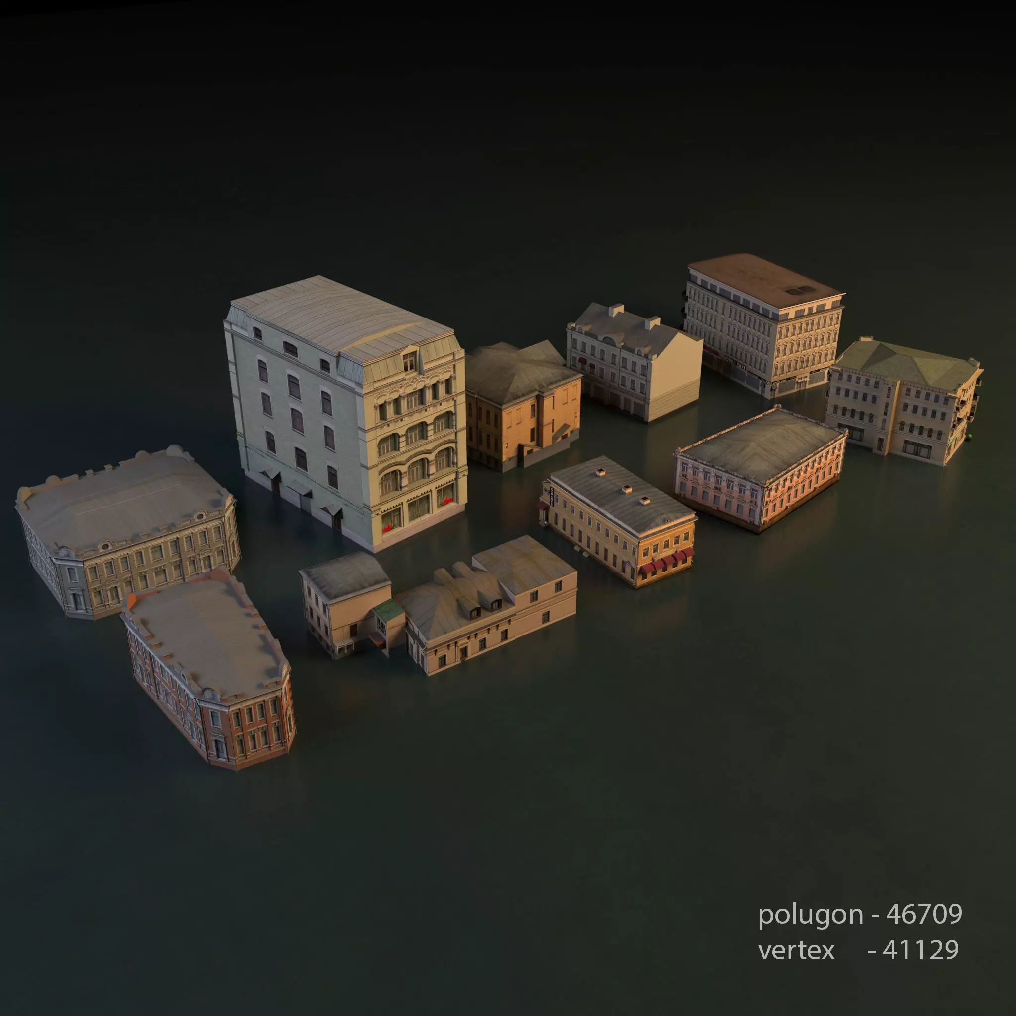 Building set 004 3D model