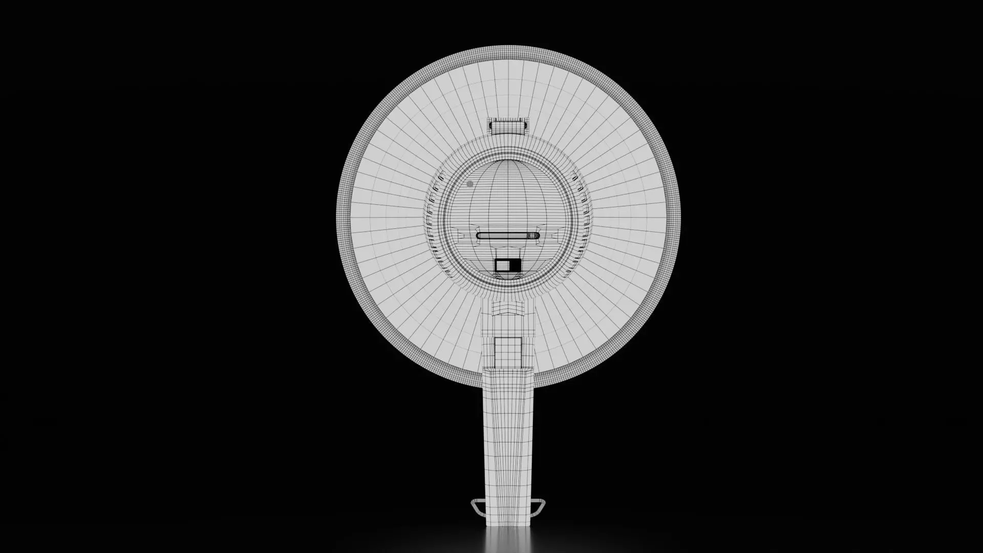 Realistic Dual Megaphones Low-poly 3D model_15