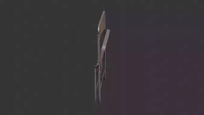 Folded Metal Folding Chair