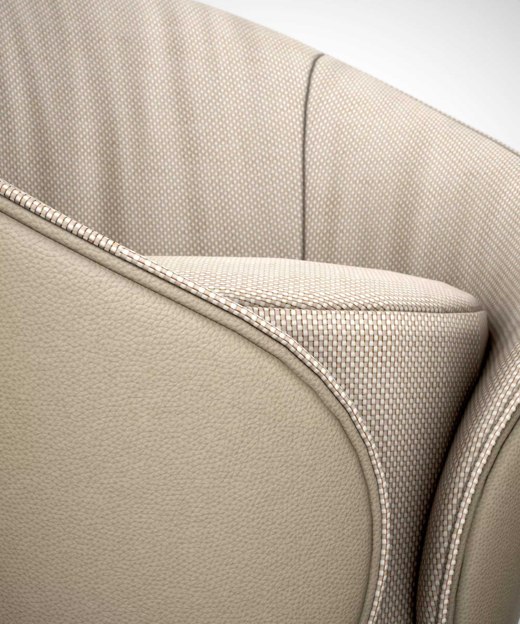 ARMCHAIR- Tonin Casa MAMA Armchair 3D Model Low-poly 3D model_4