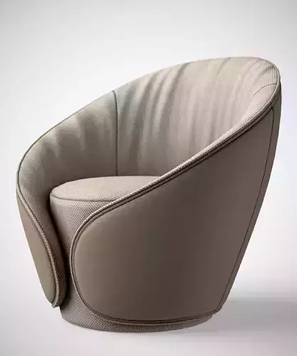 ARMCHAIR- Tonin Casa MAMA Armchair 3D Model