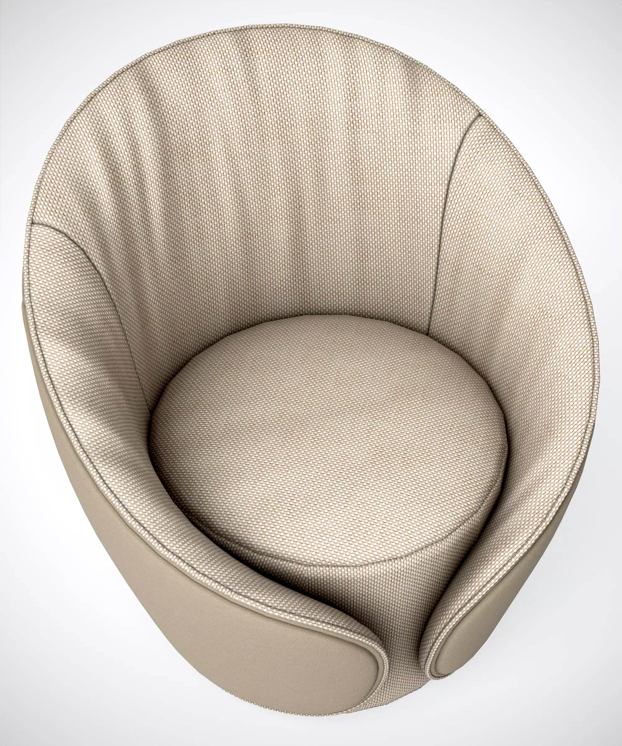 ARMCHAIR- Tonin Casa MAMA Armchair 3D Model Low-poly 3D model_3