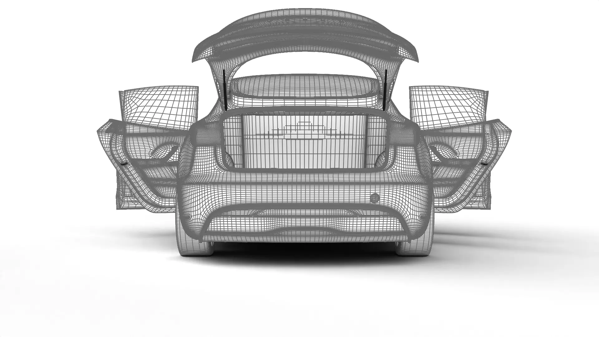 Tesla Model 3 Standard 2026 HQ 3d model 3D model_38