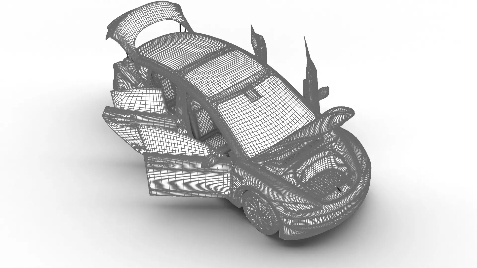 Tesla Model 3 Standard 2026 HQ 3d model 3D model_35