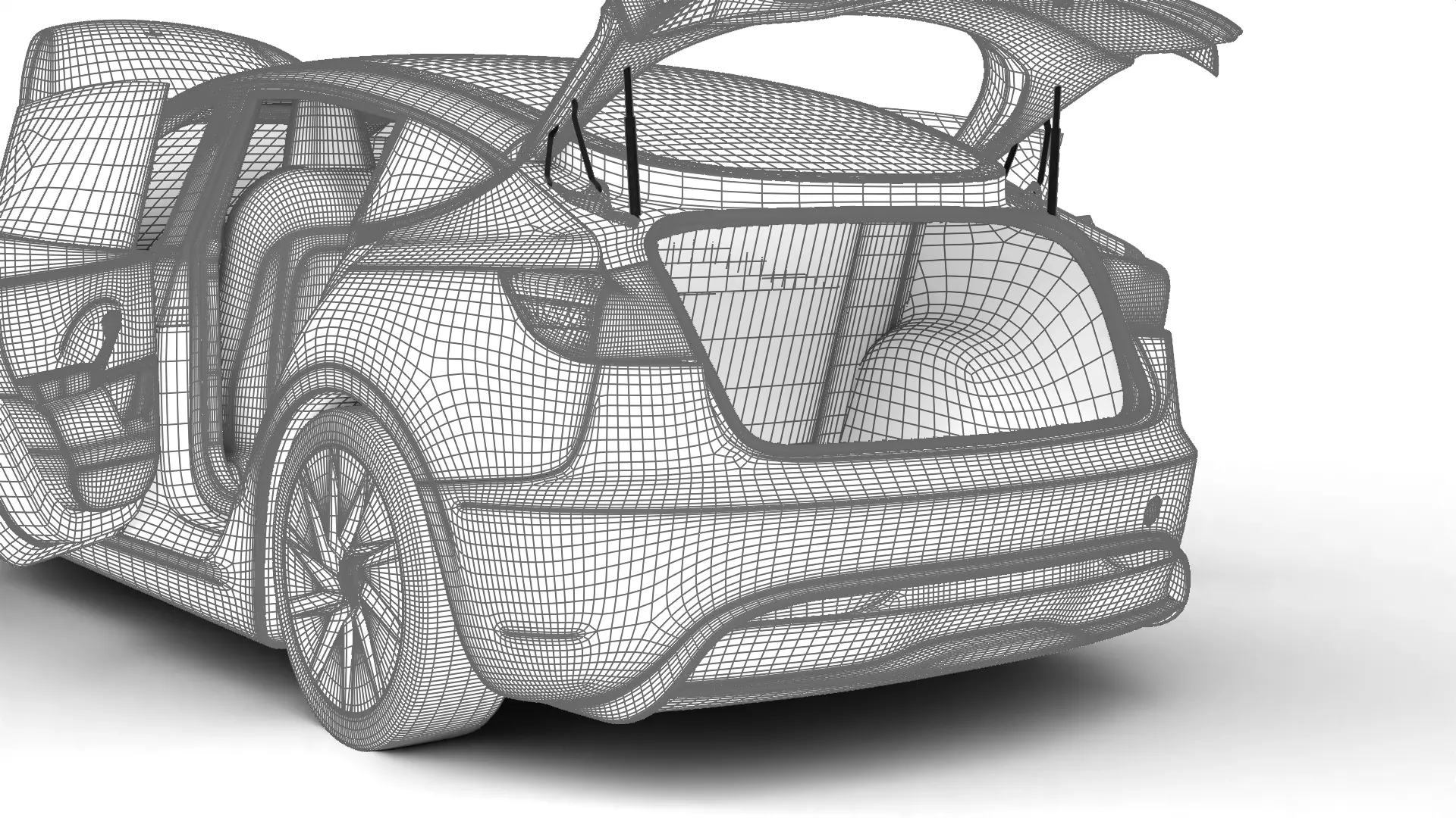 Tesla Model 3 Standard 2026 HQ 3d model 3D model_41