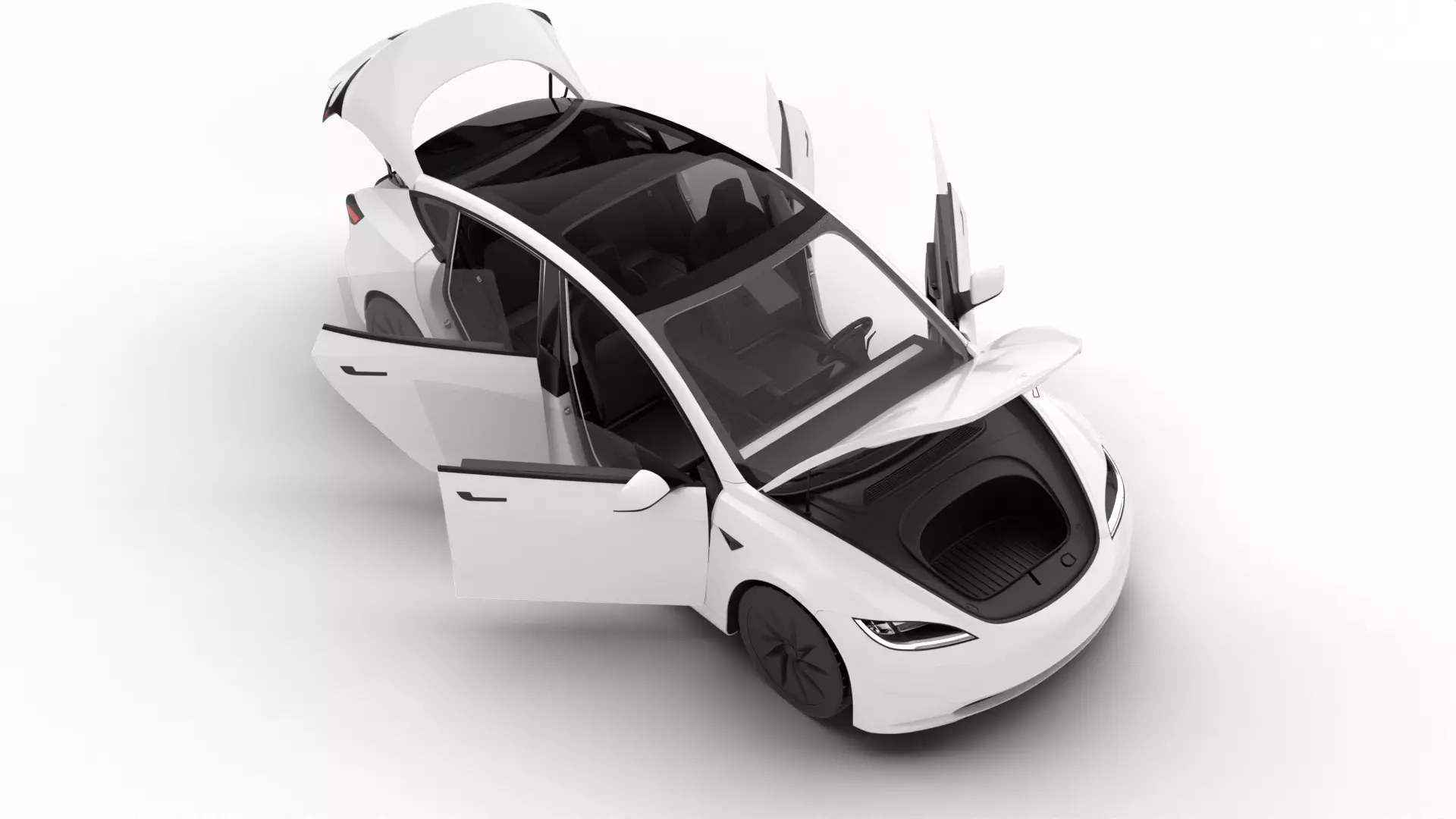 Tesla Model 3 Standard 2026 HQ 3d model 3D model_10