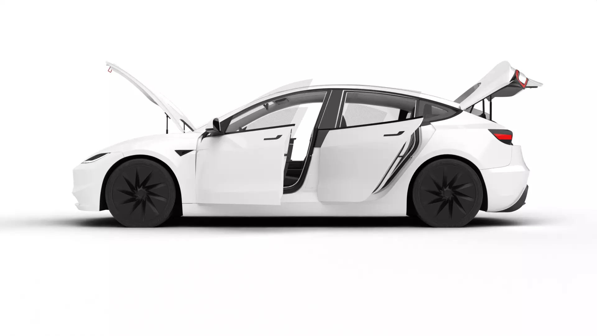 Tesla Model 3 Standard 2026 HQ 3d model 3D model_12