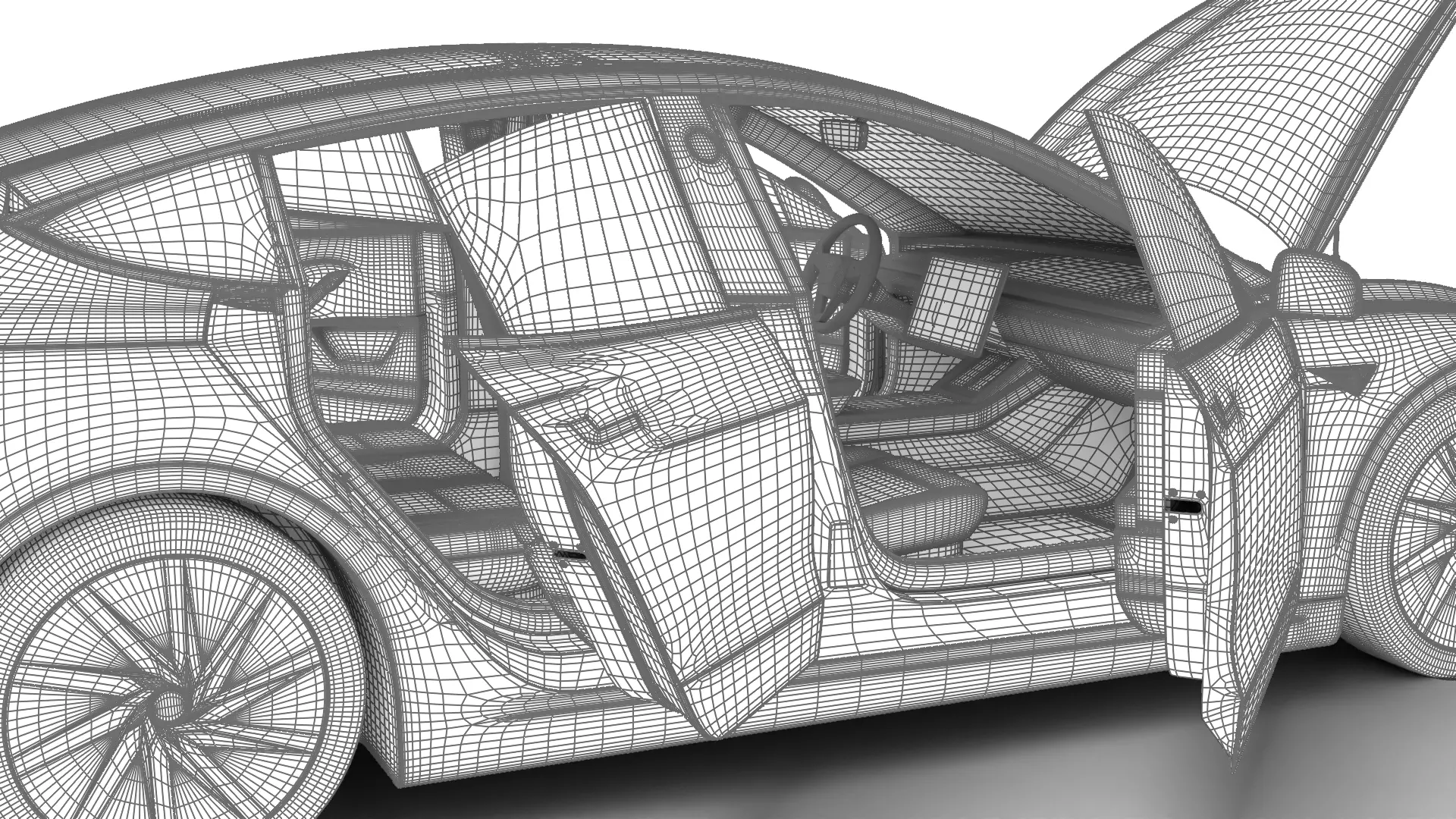 Tesla Model 3 Standard 2026 HQ 3d model 3D model_34