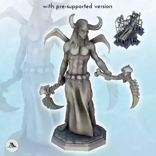 Valak infernal daemon  presupported version 10 - Medieval Fantas