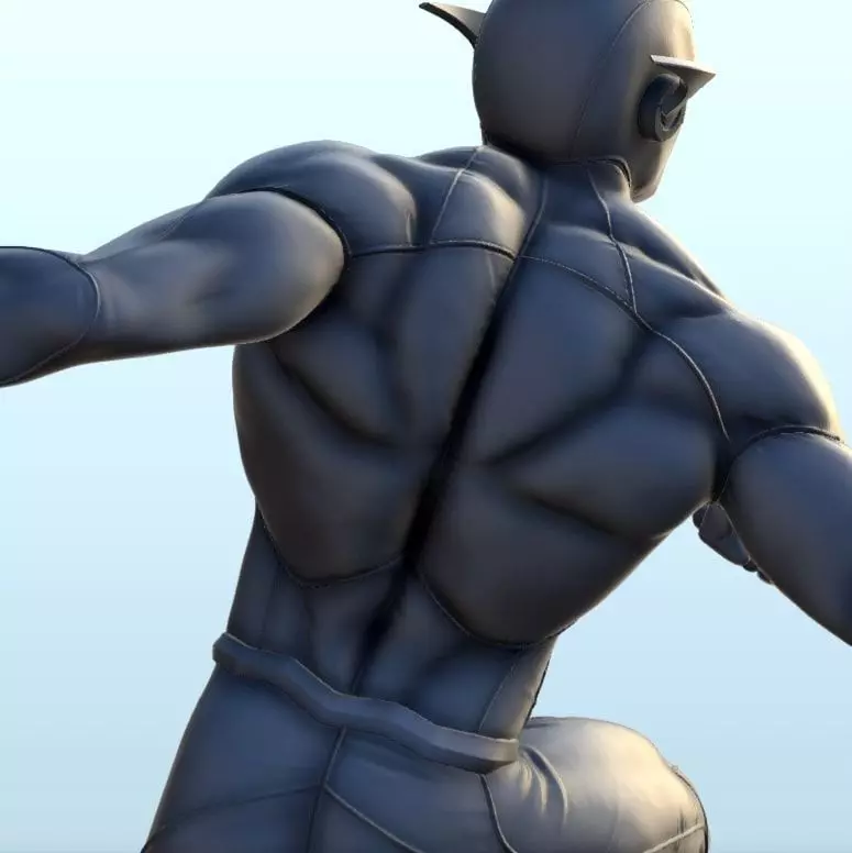 Flash running on rock 3 - Modern WW2 WW1 World War Diaroma Warga 3D print model_7