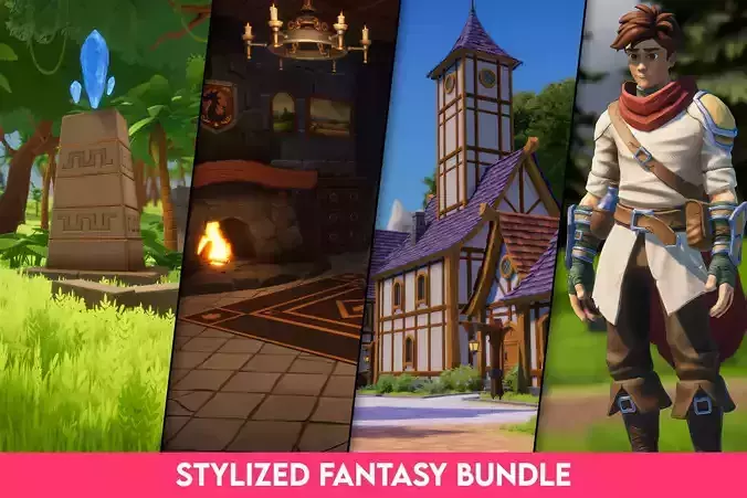 Stylized Fantasy Medieval Bundle