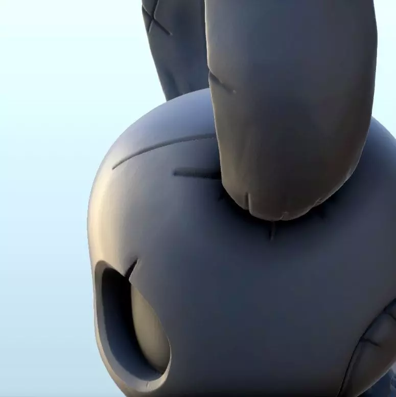 Hollow Knight with sword - Pop Video Game 3D Printing Adventure 3D print model_3