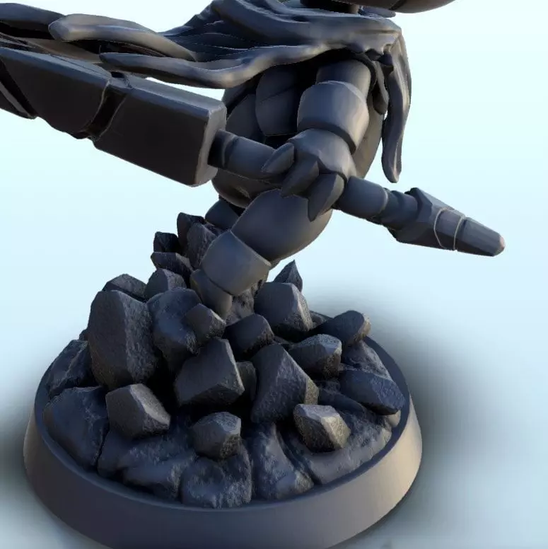 Hollow Knight with sword - Pop Video Game 3D Printing Adventure 3D print model_6