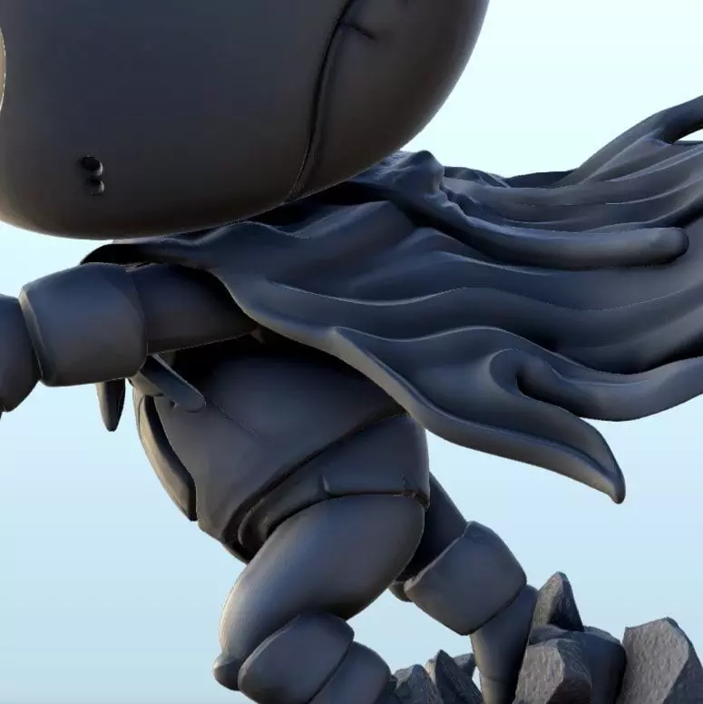 Hollow Knight with sword - Pop Video Game 3D Printing Adventure 3D print model_2
