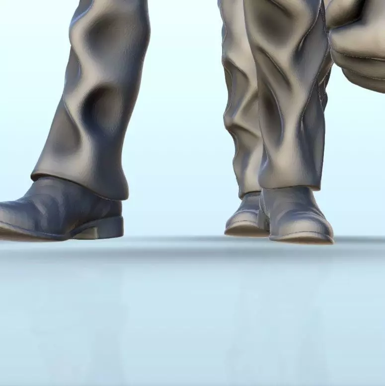 Set of six infected creatures and base 12 supported versions 3D print model_26