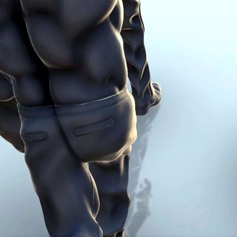 Set of six infected creatures and base 12 supported versions 3D print model_32