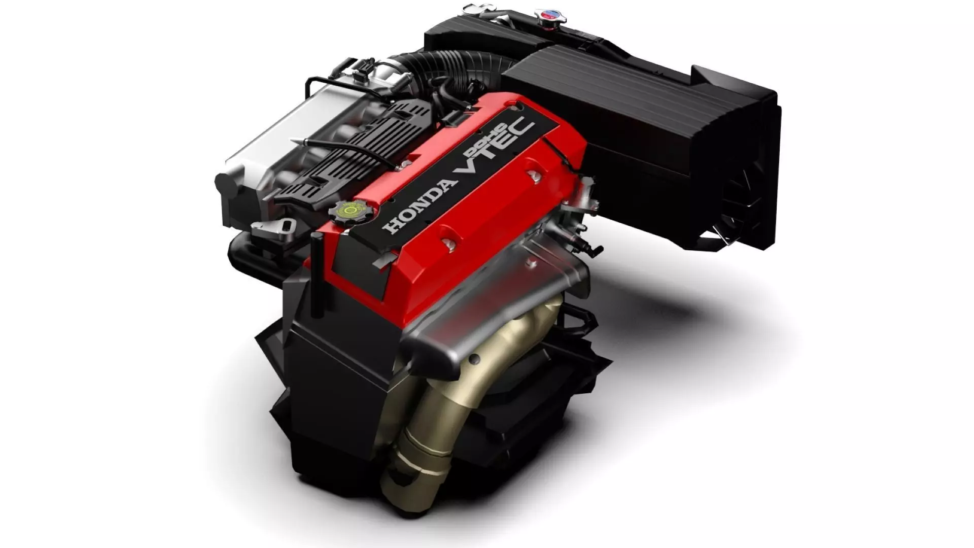 Honda F20C S2000 Engine Low-poly 3D model_4