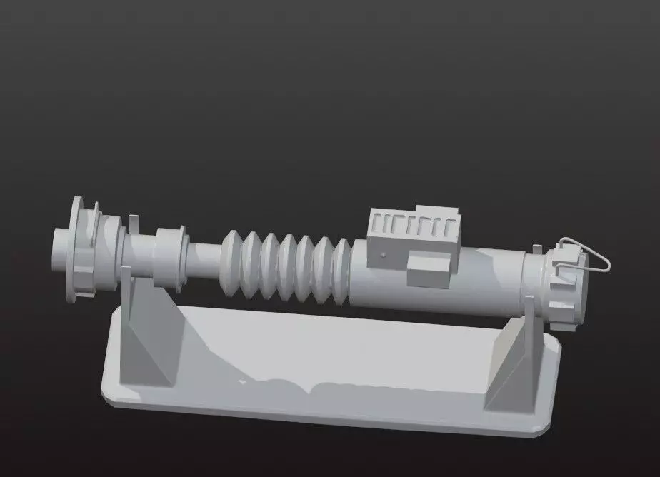 Lightsaber Luke Skywalker  28 cm lenght - Commercial License 3D print model_5