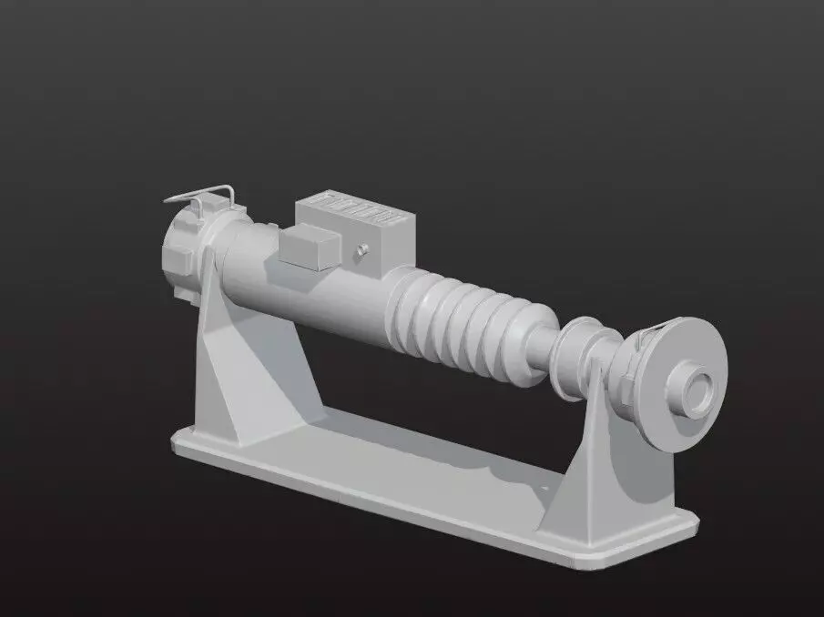 Lightsaber Luke Skywalker  28 cm lenght - Commercial License 3D print model_3