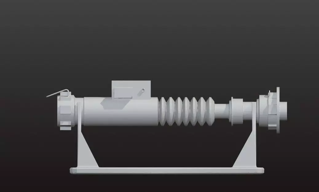 Lightsaber Luke Skywalker  28 cm lenght - Commercial License 3D print model_2