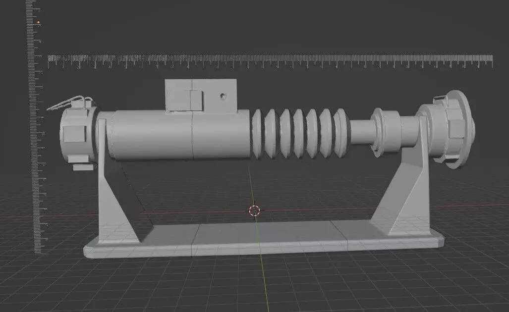Lightsaber Luke Skywalker  28 cm lenght - Commercial License 3D print model_1