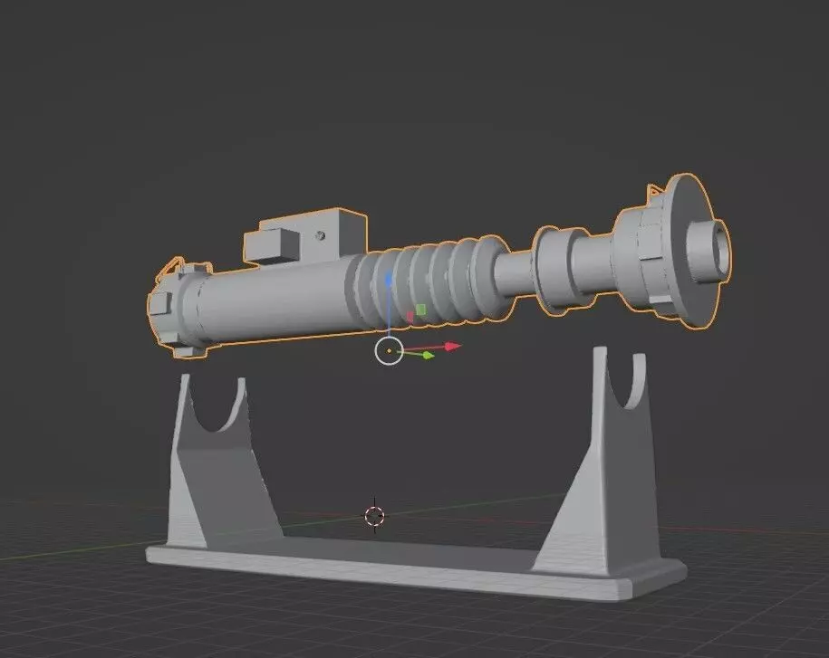 Lightsaber Luke Skywalker  28 cm lenght - Commercial License 3D print model_8