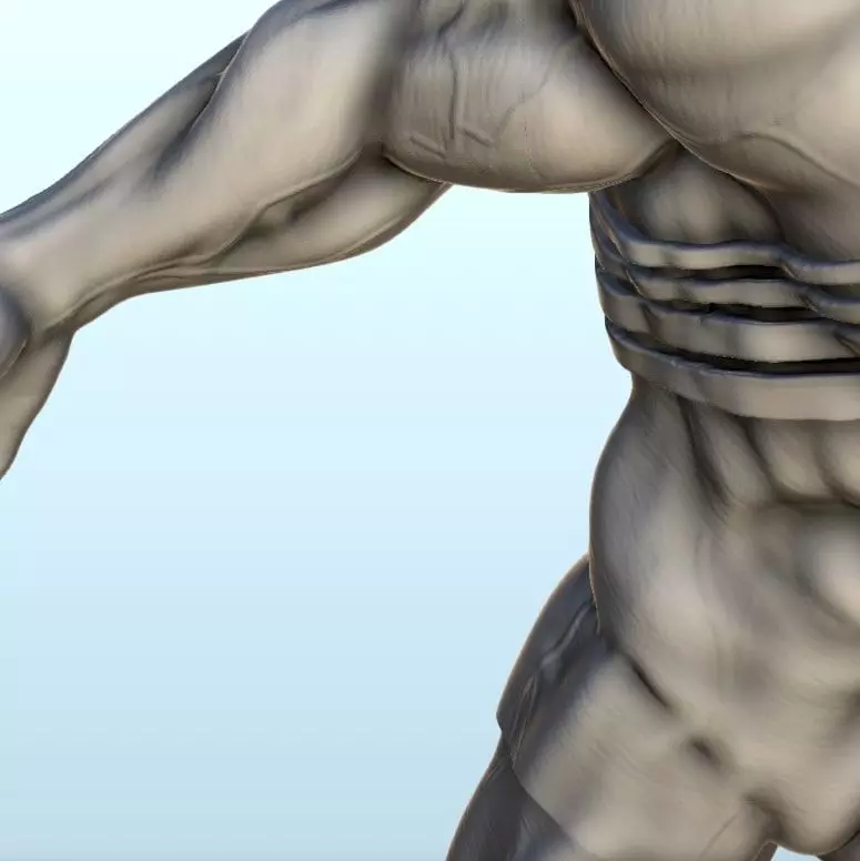 Venom on rock 15 - Modern WW2 WW1 World War Diaroma Wargaming RP 3D print model_4