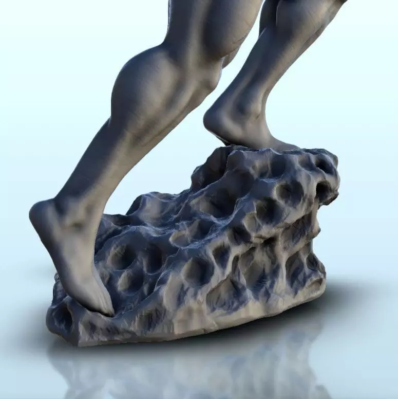 Venom on rock 15 - Modern WW2 WW1 World War Diaroma Wargaming RP 3D print model_13